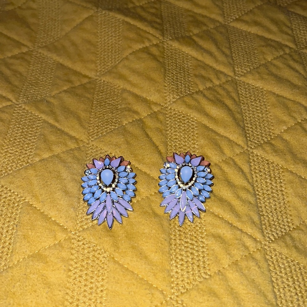 Multicolored pastel earrings